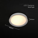30W/60W/30W(6000Lm) LED dekoratīvs griestu gaismeklis, V-TAC VT-85031, SMD, IP20, IK03, melns, Ø480x57,6mm, 220–240V, 120°, tālvadības pults, dimmējams, 2 gadu garantija, CCT 3000K/4000K/6500K