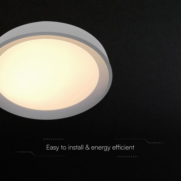 30W/60W/30W(6000Lm) LED dekoratīvs griestu gaismeklis, V-TAC VT-85031, SMD, IP20, IK03, melns, Ø480x57,6mm, 220–240V, 120°, tālvadības pults, dimmējams, 2 gadu garantija, CCT 3000K/4000K/6500K