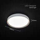 30W/60W/30W(6000Lm) LED dekoratīvs griestu gaismeklis, V-TAC VT-85031-DB, DX43, SMD, IP20, tumši brūns, Ø480x57,6mm, 220–240V, 120°, tālvadība, dimmējams, 2 gadu garantija, CCT 3000K/4000K/6000K