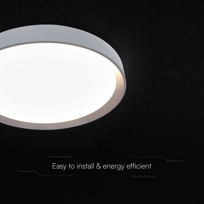 30W/60W/30W(6000Lm) LED dekoratīvs griestu gaismeklis, V-TAC VT-85031-DB, DX43, SMD, IP20, tumši brūns, Ø480x57,6mm, 220–240V, 120°, tālvadība, dimmējams, 2 gadu garantija, CCT 3000K/4000K/6000K