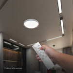 30W/60W/30W(6000Lm) LED dekoratīvs griestu gaismeklis, V-TAC VT-85031-DB, DX43, SMD, IP20, tumši brūns, Ø480x57,6mm, 220–240V, 120°, tālvadība, dimmējams, 2 gadu garantija, CCT 3000K/4000K/6000K