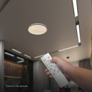30W/60W/30W(6000Lm) LED dekoratīvs griestu gaismeklis, V-TAC VT-85031-G, SMD, IP20, pelēks, Ø480x57,6mm, 220–240V, 120°, tālvadības pults, dimmējams, 2 gadu garantija, CCT 3000K/4000K/6500K