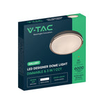 30W/60W/30W LED kupolveida gaismeklis, V-TAC, dimmējams, ar tālvadības pulti, IP20, 3IN1