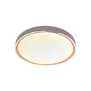 30W/60W/30W(6000Lm) LED dizaina griestu gaismeklis, V-TAC VT-85034, SMD, IP20, koka imitācija, Ø486x67,1mm, 220–240V, 120°, tālvadība līdz 5m, dimmējams, 2 gadu garantija, CCT 3000K/4000K/6500K