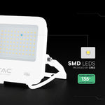 50W(6750Lm) 135LM/W LED CREE prožektors bez kustību sensora, V-TAC, IP65, garantija 6 gadi, balts, neitrāli balta gaisma 4000K
