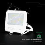 50W(6750Lm) 135LM/W LED CREE prožektors bez kustību sensora, V-TAC, IP65, garantija 6 gadi, balts, neitrāli balta gaisma 4000K