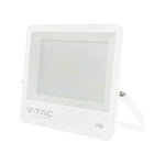 300W(40500Lm) LED prožektors, V-TAC VT-44003-W, CREE SMD, IP65, IK05, balts korpuss ar pelēku stiklu, 498x48x411,6mm, 220–240V, 115°, 135Lm/W, 1m kabelis, 6 gadu garantija, auksti balta gaisma 6500K