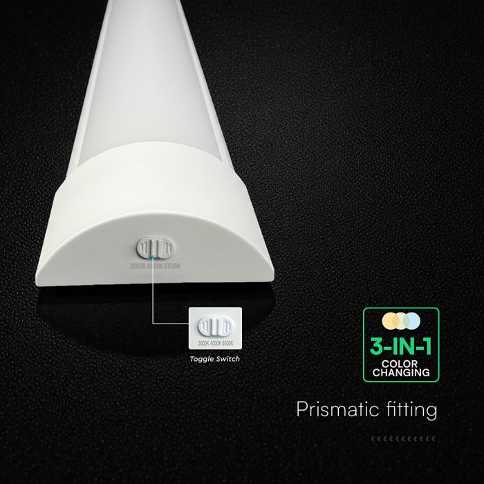 56,6cm_20W(2400Lm) V-TAC LED gaismeklis, VT-8320CCT, 3IN1, IP20