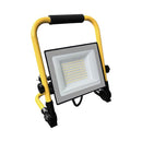 50W(5000Lm) LED darba prožektors, V-TAC VT-44049, CREE SMD, 100Lm/W, IP65, melns/dzeltens, 236,2x57x300mm, 3m kabelis, ES kontaktdakša, 6 gadu garantija, neitrāli balta gaisma 4000K