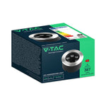 6W(387Lm) LED zemē iebūvējams gaismeklis, V-T AC,IP67, sudraba, silti balta gaisma 3000K