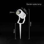 MAX 35W GU10 LED Ground-Mounted Light Fixture, V-TAC, IP65, Aluminum, Black