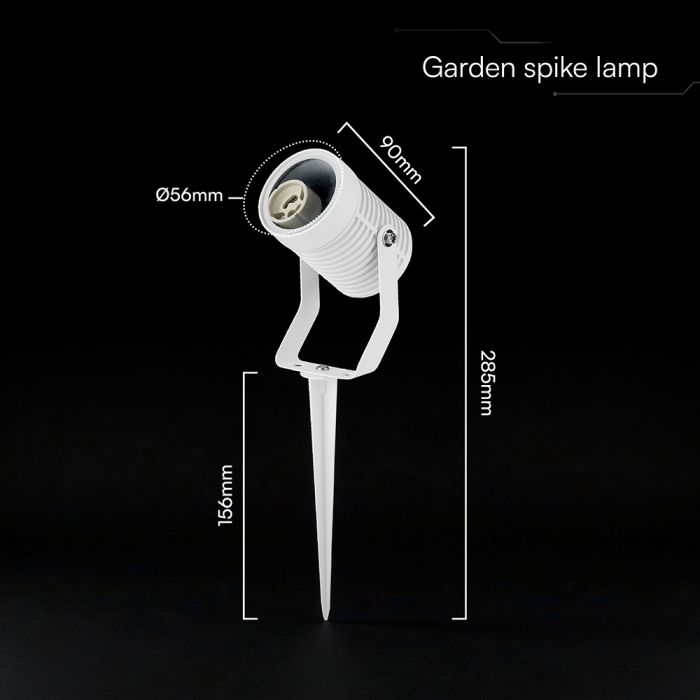MAX 35W GU10 LED Ground-Mounted Light Fixture, V-TAC, IP65, Aluminum, Black