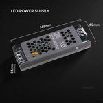 60W 2.5A 24V LED barošanas bloks, V-TAC, IP20, metāla