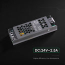 60W 2.5A 24V LED barošanas bloks, V-TAC, IP20, metāla