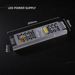 120W 5A 24V LED barošanas bloks, V-TAC, IP20, metāla