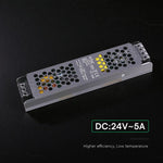 120W 5A 24V LED barošanas bloks, V-TAC, IP20, metāla