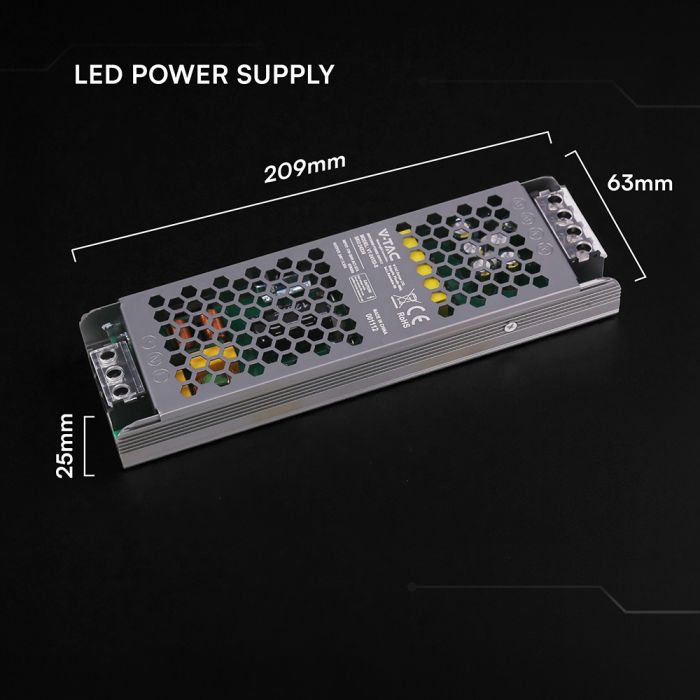 150 W LED Slim barošanas bloks 24 V 6,25 A IP20 V-TAC