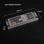 200W 8.25A 24V LED barošanas bloks, V-TAC, IP20,