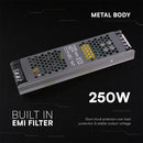 250W 10.5A 24V LED barošanas bloks, V-TAC, IP20, metāla