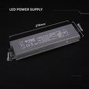 100W 4.15A 24V LED barošanas bloks, V-TAC, IP67, metāla