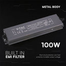 100W 4.15A 24V LED barošanas bloks, V-TAC, IP67, metāla