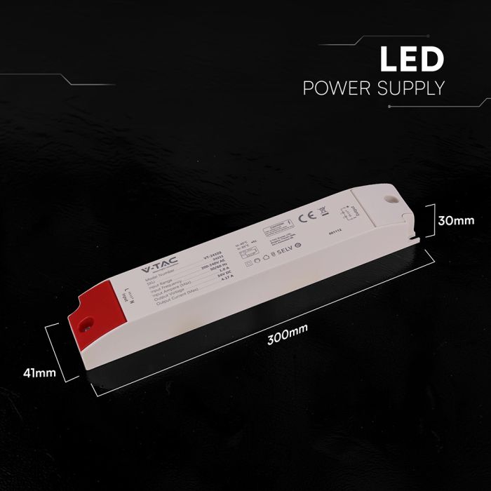 100W LED barošanas bloks plastmasas korpusā, 100 W, 24 V, 4,17 A, IP44