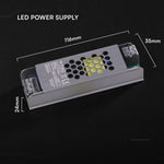 36W 3A 12V LED barošanas bloks, V-TAC, IP20, metāla