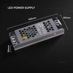 60W 5A 12V LED barošanas bloks, V-TAC, IP20, metāla
