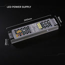 120W 10A 12V LED barošanas bloks, V-TAC, IP20, metāla