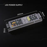 120W 10A 12V LED barošanas bloks, V-TAC, IP20, metāla
