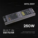 250W 20.83A 12V LED barošanas bloks, V-TAC, IP20, metāla