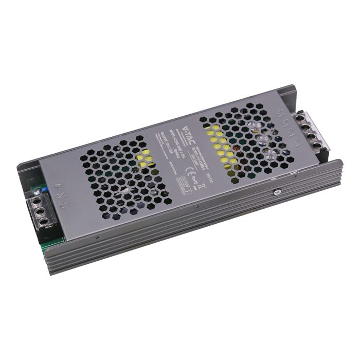 V-TAC Plāns LED barošanas bloks 360 W, 12 V, 30 A ar metāla korpusu un IP20 aizsardzību
