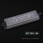 12V 36W LED barošanas bloks, V-TAC, IP67, metāla