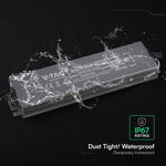 V-TAC VT-13100 100W LED barošanas bloks, 12V DC, 8,3A, 100–240V AC, IP67, metāla korpuss, 219x50x25mm, 2 gadu garantija