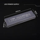 12V 16.5A 200W LED barošanas bloks, V-TAC, IP67, metāla