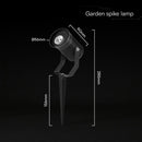 MAX 10W GU10 LED zemē spraužams gaismeklis, V-TAC, IP65, alumīnija, melns