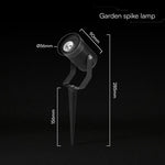 MAX 10W GU10 LED zemē spraužams gaismeklis, V-TAC, IP65, alumīnija, melns