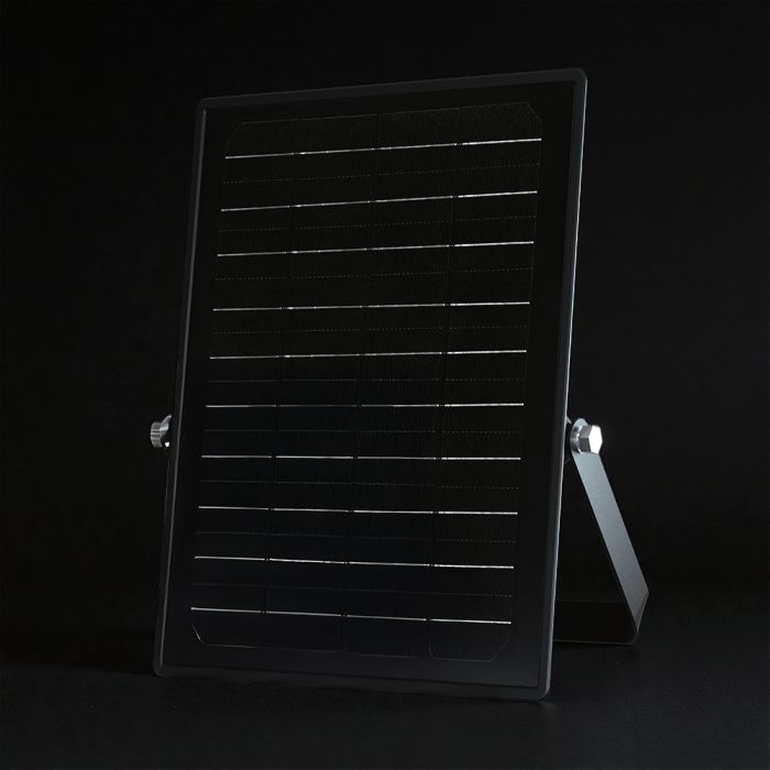 30W(4800Lm) LED solārais prožektors ar lustību sensoru, V-TAC, IP65, neitrāli balta/4000K un auksti balta 6400K gaisma
