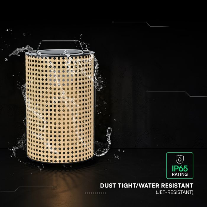 1.2W(150Lm) LED dārza solārais gaismeklis, V-TAC, IP65, dimmējama, melna,  silti balta gaisma 2800K