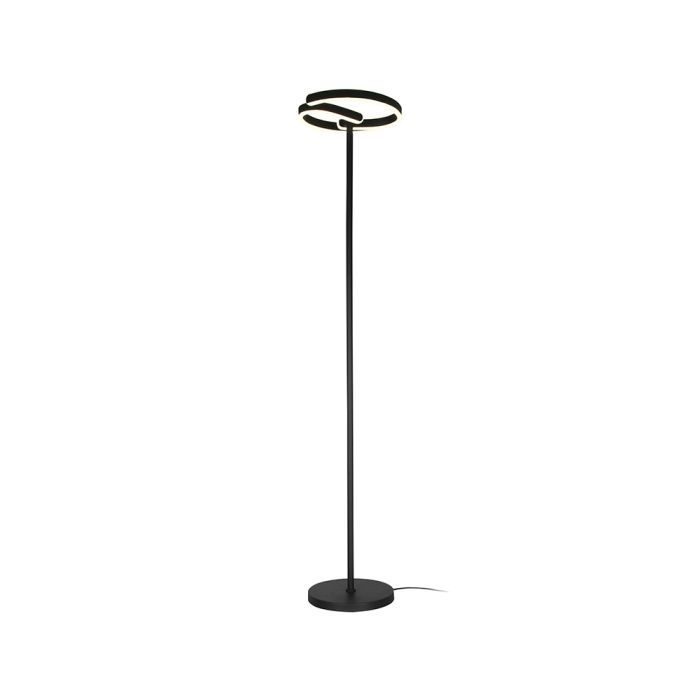 25W LED dekoratīvā grīdas lampa, V-TAC VT-84048, D250mm, melna, 3IN1