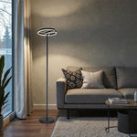25W LED dekoratīvā grīdas lampa, V-TAC VT-84048, D250mm, melna, 3IN1