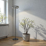 25W LED dekoratīvā grīdas lampa, V-TAC VT-84048, D250mm, melna, 3IN1
