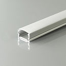 2m alumīnija profils, V-TAC, IP20, 2000x14.8x10mm, sudraba, garantija 5 gadi
