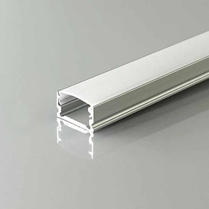 2m alumīnija profils, V-TAC, IP20, 2000x13.2x7mm, sudraba, garantija 5 gadi
