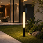 24W(3400Lm) LED dārza stabiņveida gaismeklis, V-TAC VT-10181, SMD, 140Lm/W, IP44, IK08, melns, 60x60x800mm, 360°, 2 gadu garantija, silti balta gaisma 3000K
