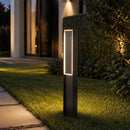 24W(3400Lm) LED dārza stabiņveida gaismeklis, V-TAC VT-10191, SMD, 140Lm/W, IP54, IK08, melns, 69x69x800mm, 110°, 2 gadu garantija, silti balta gaisma 3000K