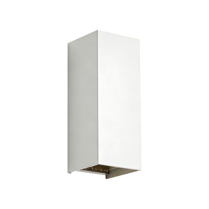 10W(1250Lm) LED āra sienas gaismeklis, V-TAC VT-120112-W, SMD, 125Lm/W, IP65, IK06, balts, 71x71x171mm, regulējams 0–90°, 2 gadu garantija, 3in1 gaisma 2700K/3200K/4000K
