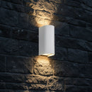 10W(1250Lm) LED āra sienas gaismeklis, V-TAC VT-120113-W, SMD, 125Lm/W, IP65, IK06, balts, cilindrisks, 71x96x171mm, regulējams 0–90°, 2 gadu garantija, 3in1 gaisma 2700K/3200K/4000K