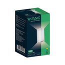 10W(1250Lm) LED āra sienas gaismeklis, V-TAC VT-120113-W, SMD, 125Lm/W, IP65, IK06, balts, cilindrisks, 71x96x171mm, regulējams 0–90°, 2 gadu garantija, 3in1 gaisma 2700K/3200K/4000K