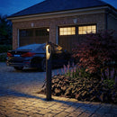 6W(625Lm) LED dārza stabiņveida gaismeklis, V-TAC VT-120006, CREE SMD, 105Lm/W, IP65, IK06, melns, Ø80x800mm, 150°, 6 gadu garantija, silti balta gaisma 3000K